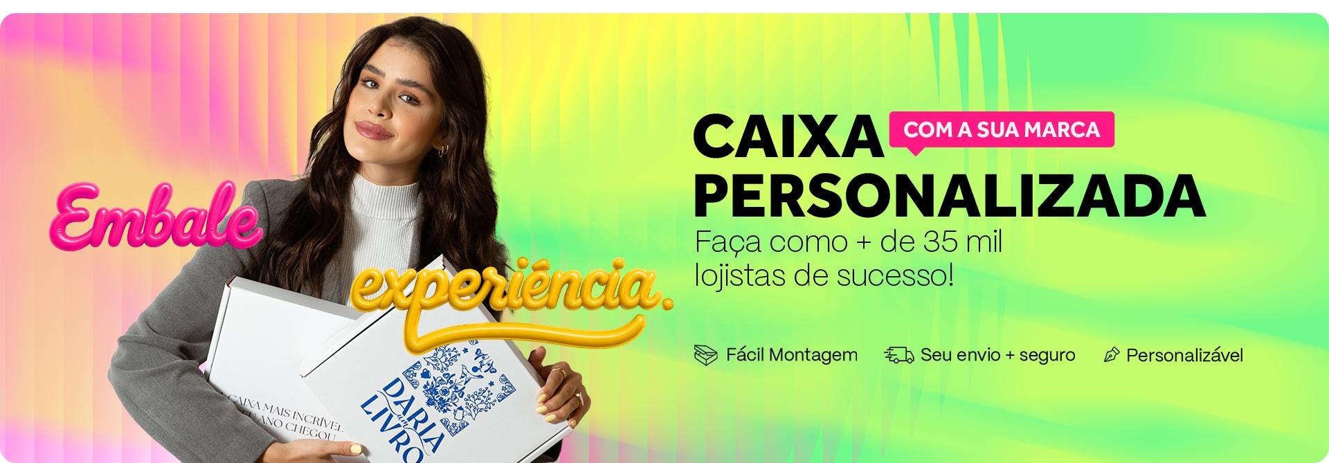 caixas personalizadas com a marca pedido mínimo acessível e valores reduzidos para maiores quantidades