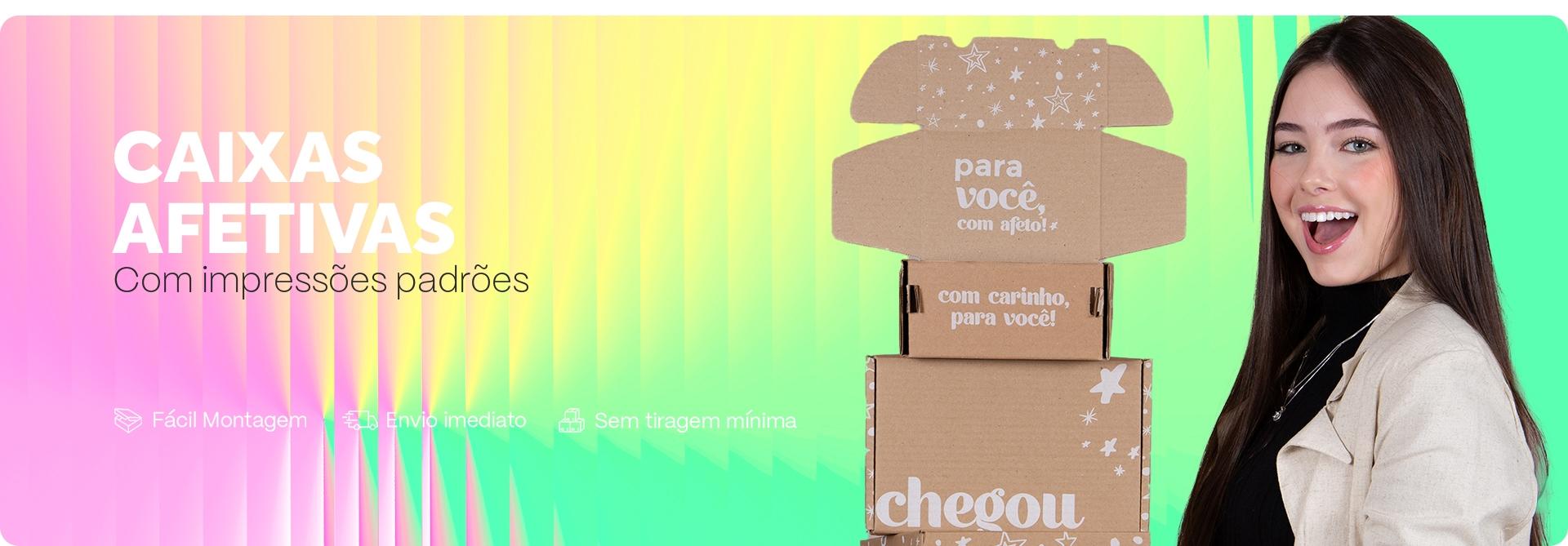 caixas de envios criativas personalizadas