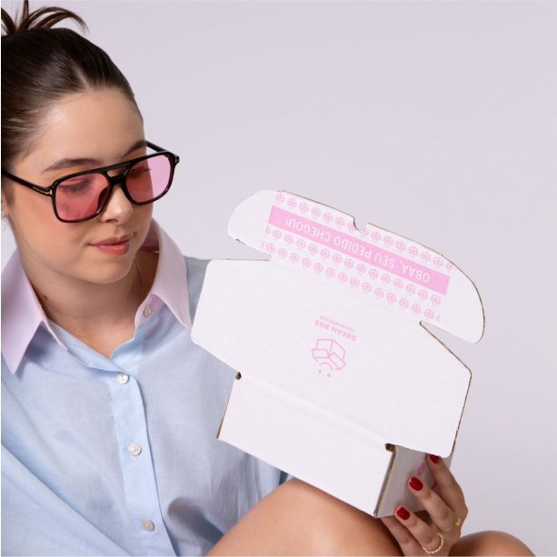 Caixa de Papelão Personalizada (16x11x06) Sedex 13