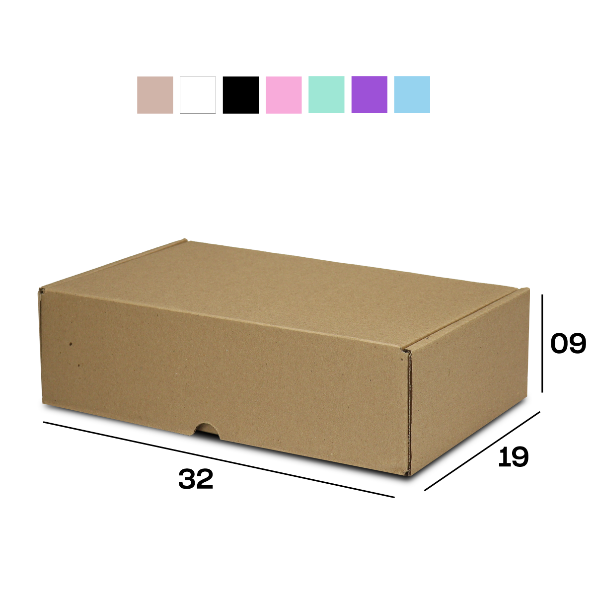 Caixa de Papelão Sedex 07 (32x19x9) Lisa