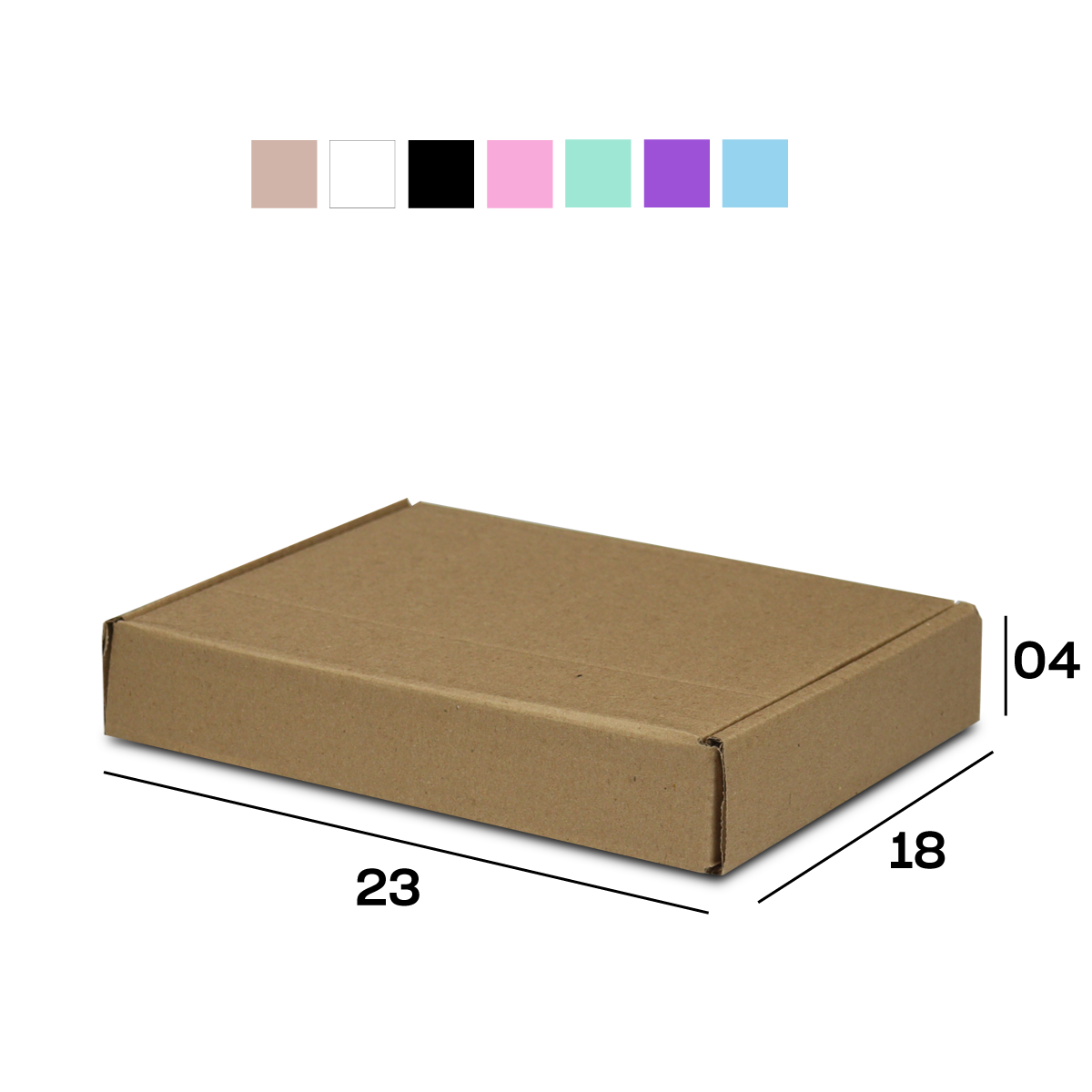 Caixa de Papelão Sedex 12 (23x18x4) Lisa