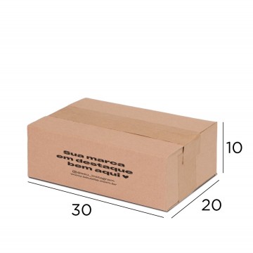 Caixa de Papelão Personalizada 17 - 30x20x10