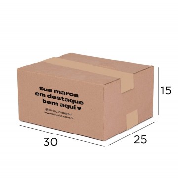 Caixa de Papelão Personalizada 02 - 30x25x15