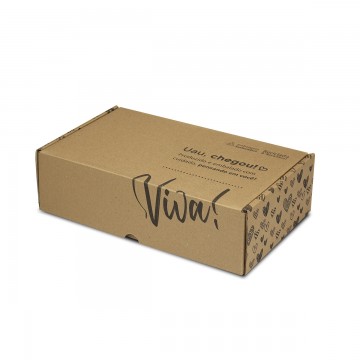 Caixa de Papelão Sedex 07 (32x19x9) Impressão criativa coleção Viva