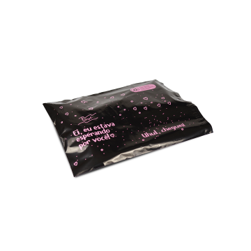 Envelope de Segurança Preto P 26,5x34 Biodegradável, sem bolha.