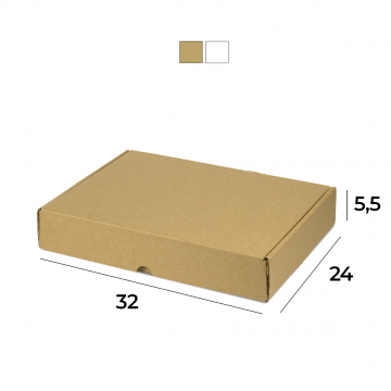 Caixa de Papelão Sedex 18 (32x24x5,5) Lisa