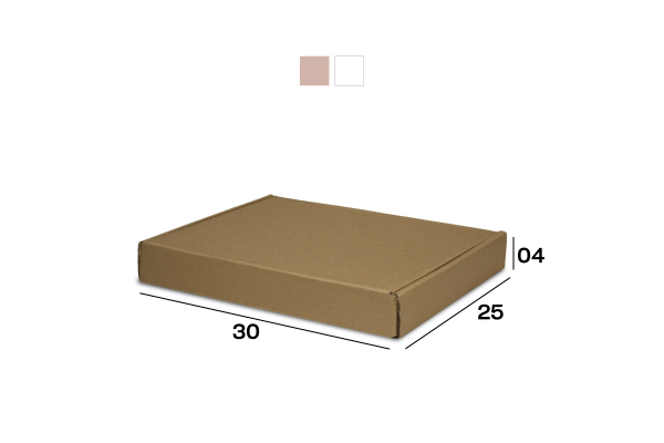 Caixa de Papelão Sedex 02 (30x25x4) Lisa