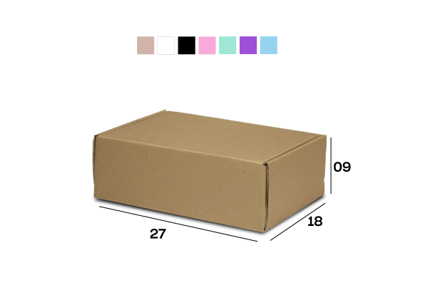 Caixa de Papelão Sedex 03 (27x18x9) Lisa