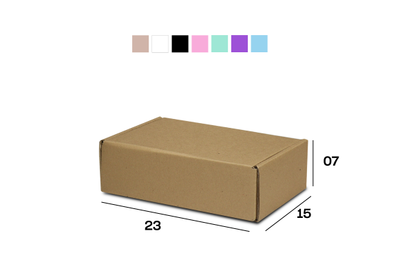 Caixa de Papelão Sedex 05 (23x15x7) Lisa
