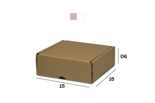 Caixa de Papelão Sedex 09 (15x15x6) Lisa