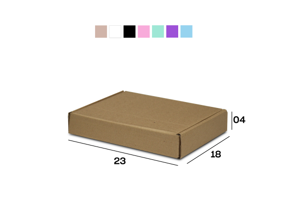 Caixa de Papelão Sedex 12 (23x18x4) Lisa