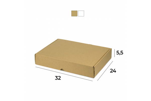 Caixa de Papelão Sedex 18 (32x24x5,5) Lisa
