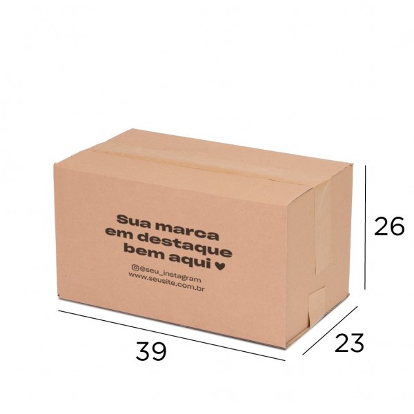 Caixa de Papelão Personalizada 11 - 39X23X26