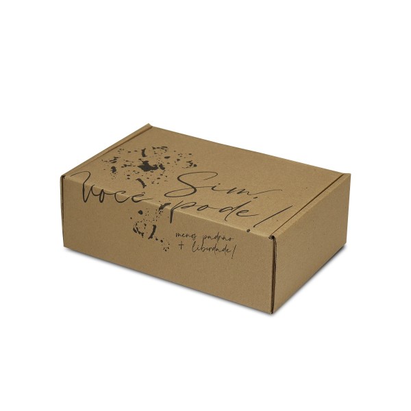 Caixa de Papelão Sedex 03 (27x18x09) Coleção Afetiva Empoderada – Você pode!
