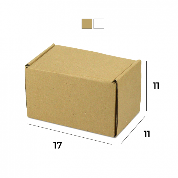 Caixa de Papelão Sedex 24 (17x11x11) Lisa