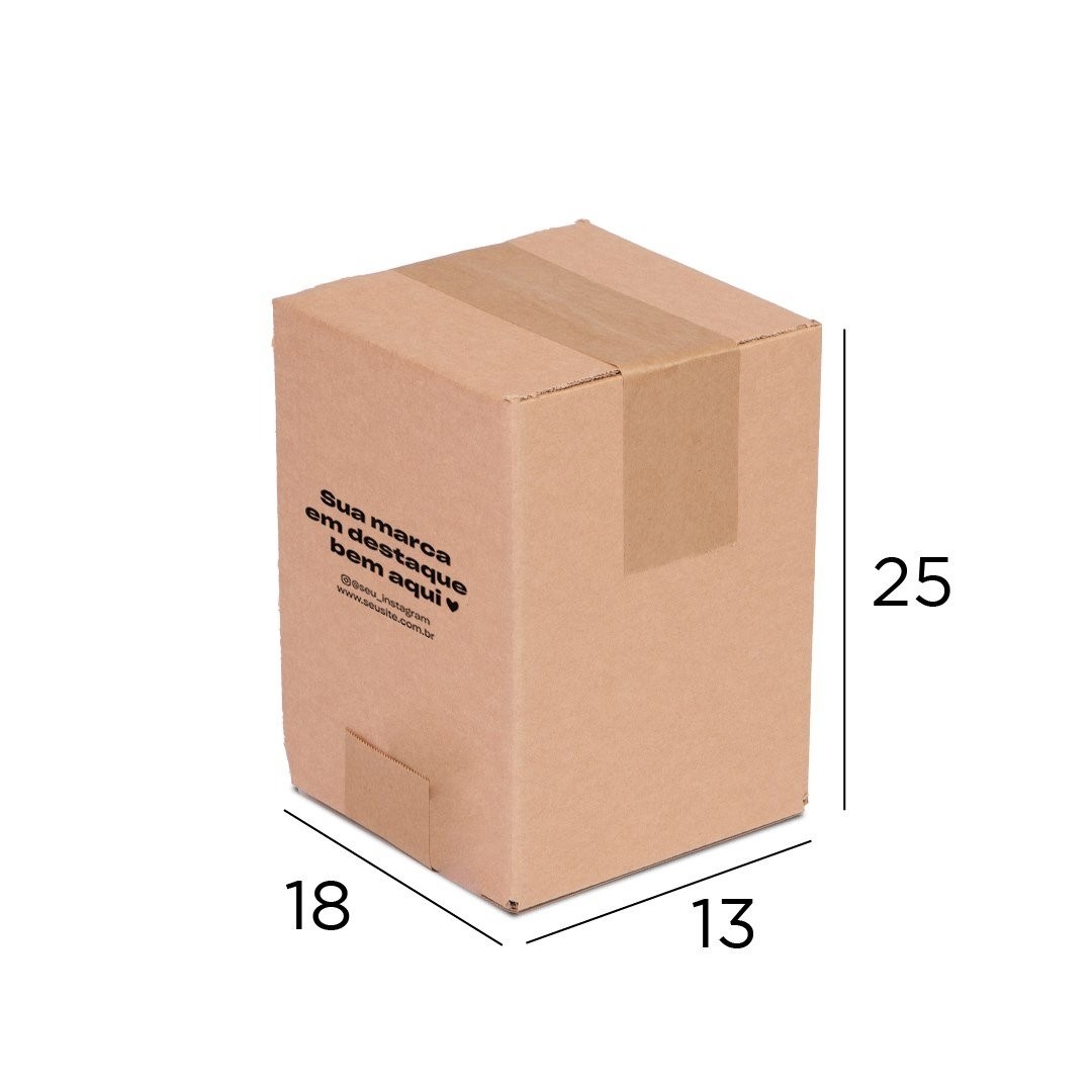 Caixa de Papelão Personalizada 08 - 18X13X25