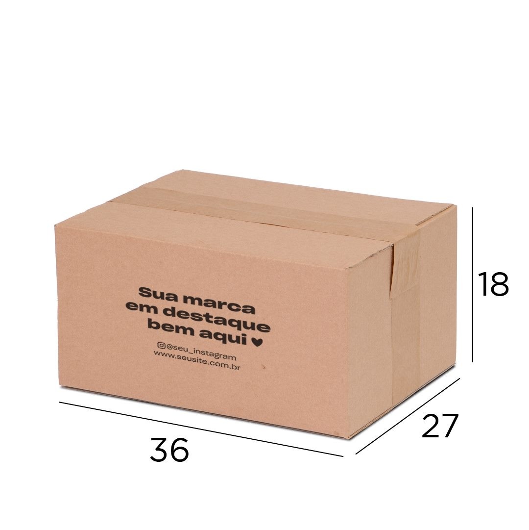 Caixa de Papelão Personalizada 16 - 36x27x18