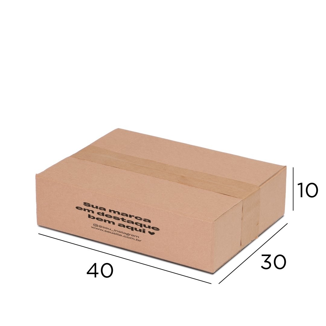 Caixa de Papelão Personalizada 18 - 40x30x10