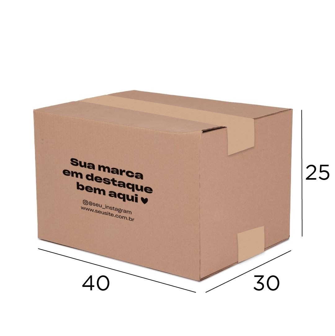 Caixa de Papelão Personalizada 03 - 40x30x25