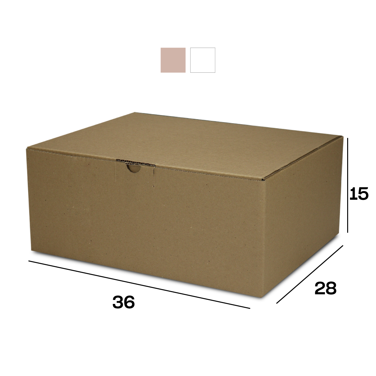 Caixa de Papelão Sedex 08 (36x28x15)  Lisa