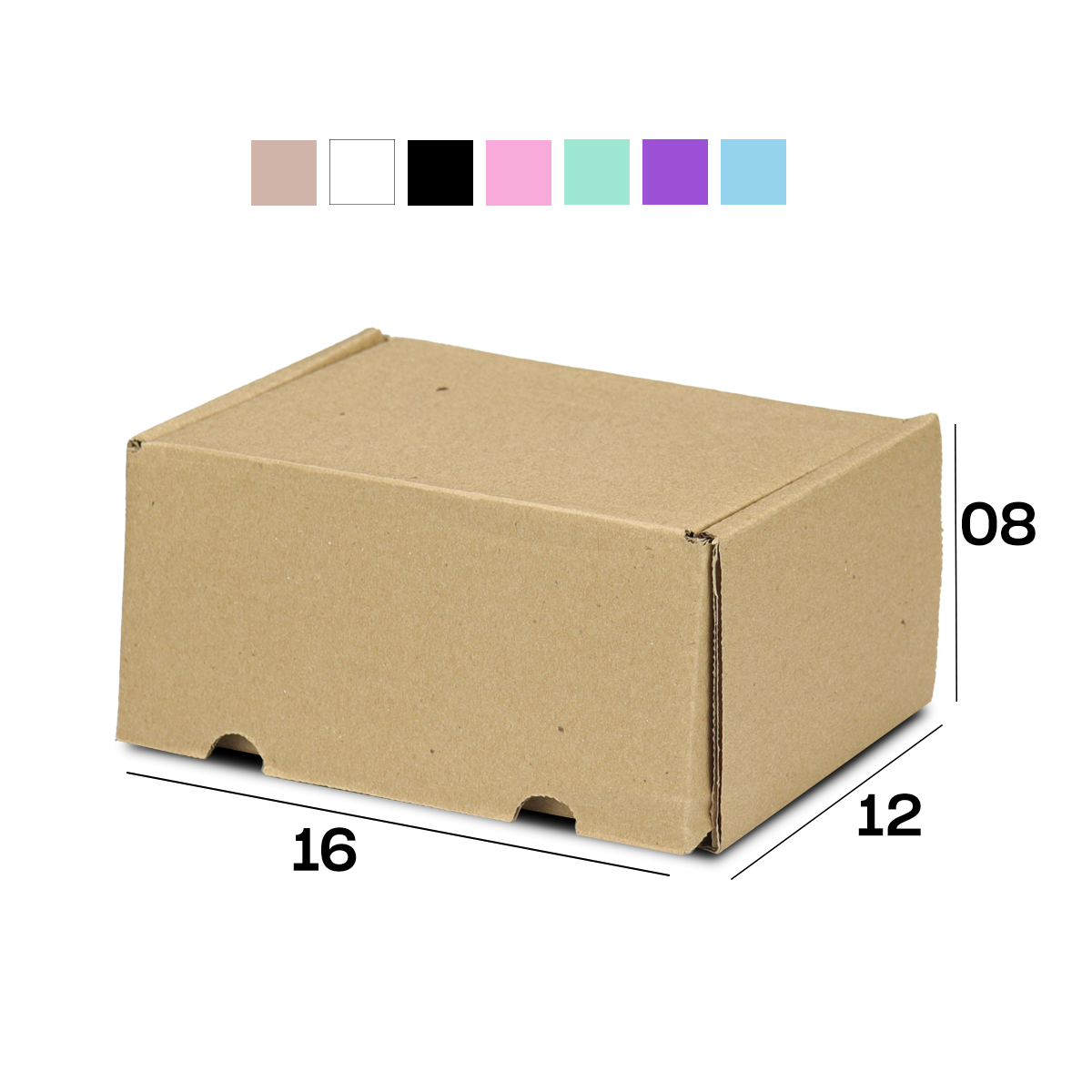 Caixa de Papelão Sedex 01 (16x12x08) Lisa